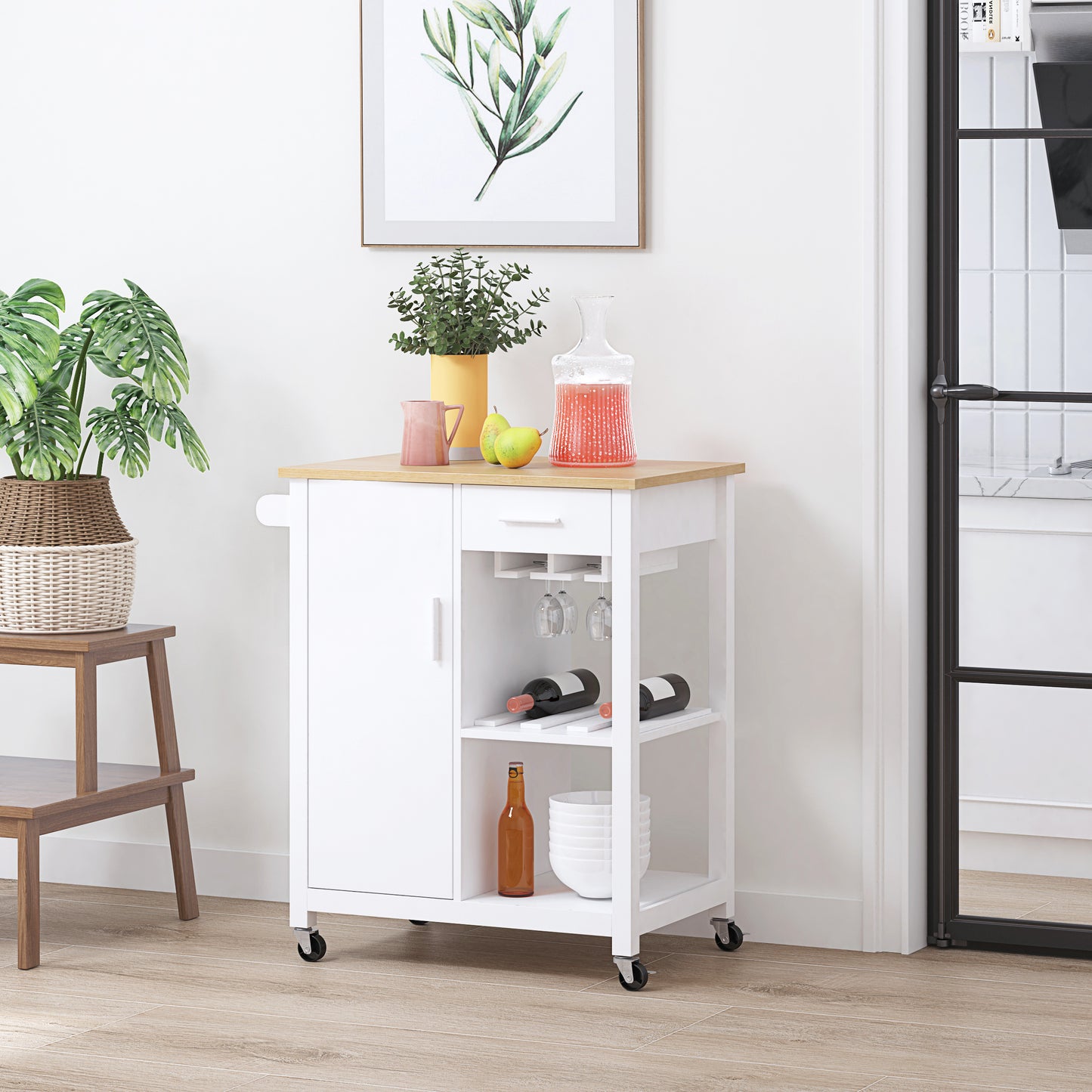 Small Mobile Kitchen Island by WC Redmond