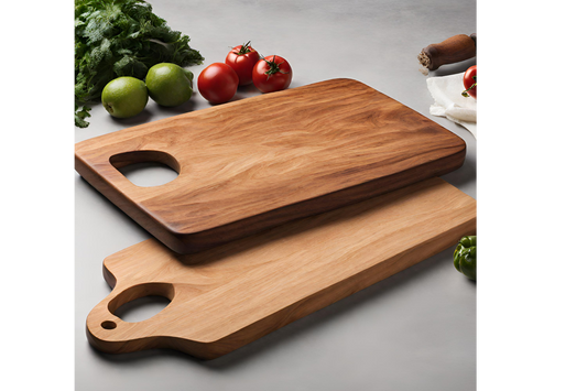 Set of 2 Square Cutting Board by Kitchen Island Chef